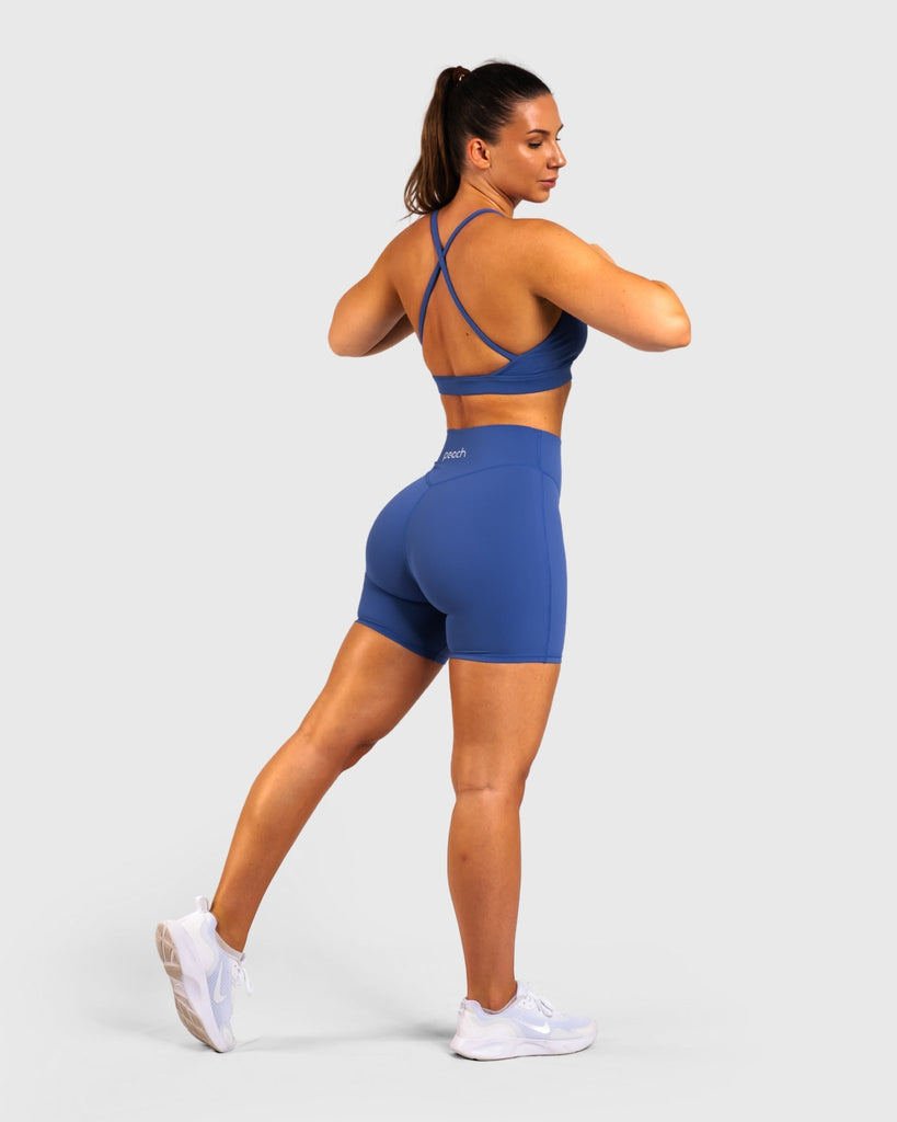 Blue Core Sports - bra - Peach Tights - Sports - Bra