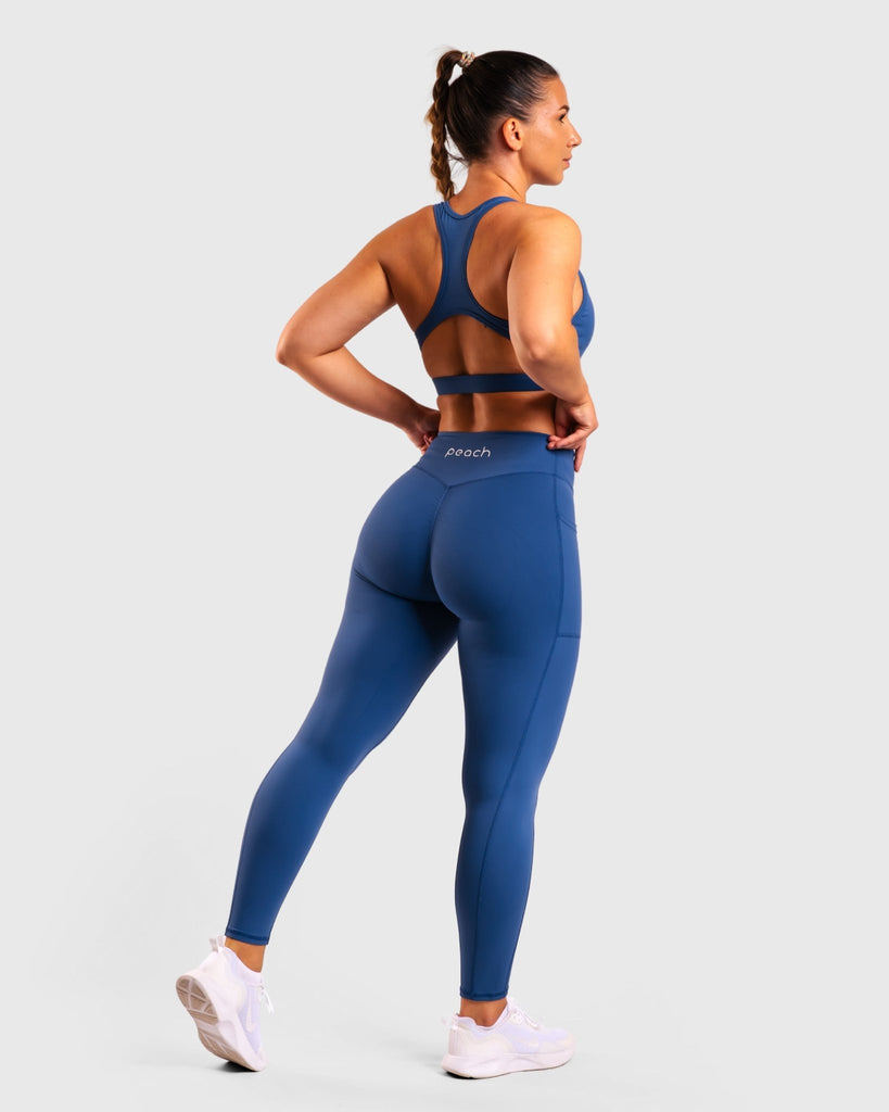 Blue Fusion Sports - bra - Peach Tights - Sports - Bra