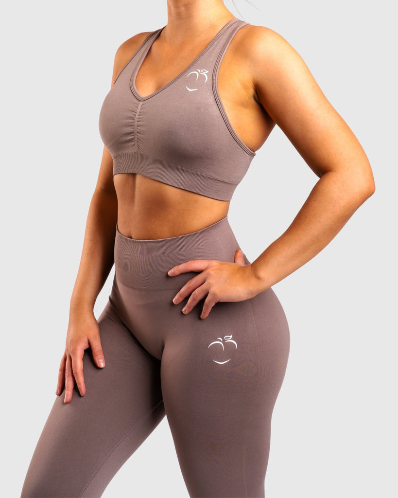 Brown Ease Sports - bra - Peach Tights - Sports - Bra