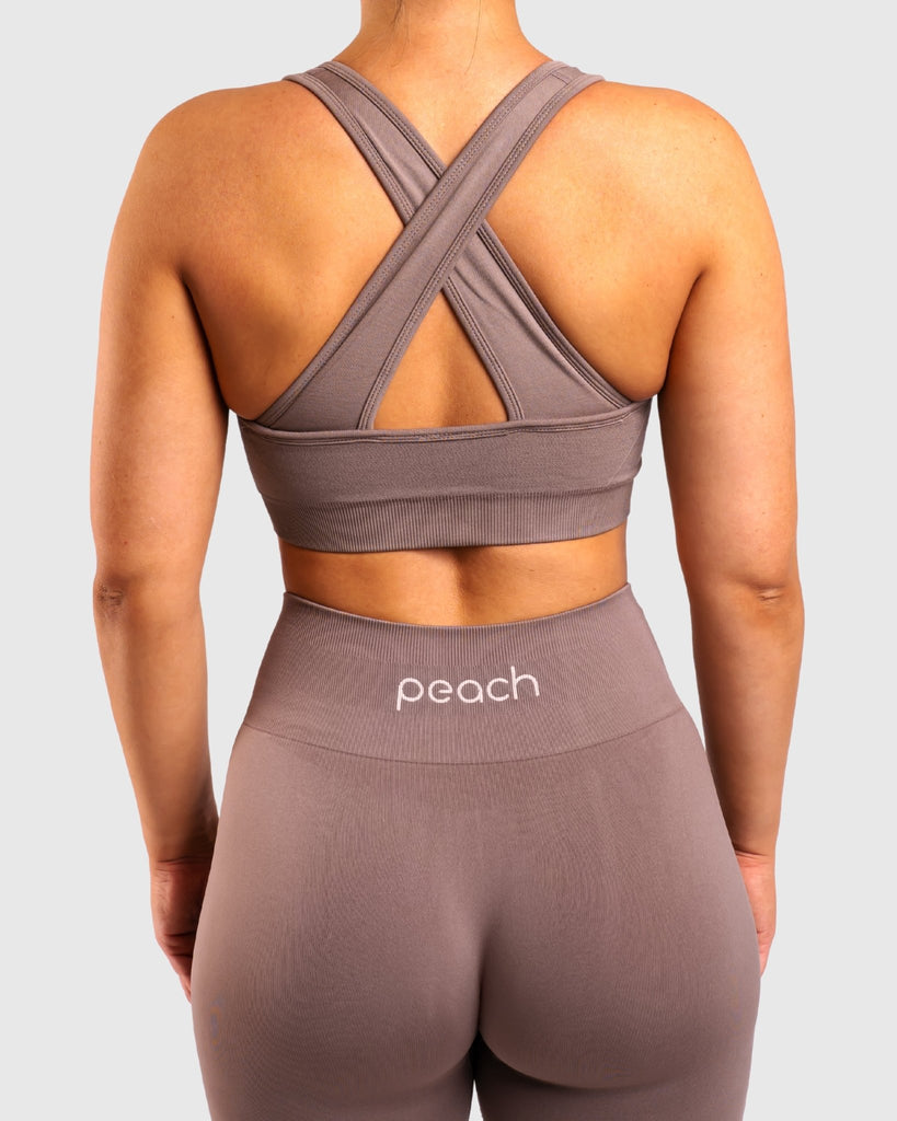 Brown Ease Sports - bra - Peach Tights - Sports - Bra