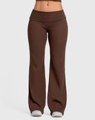 Brown Flow Yoga Pants - Peach Tights - Tights