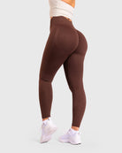 Brown Lux Seamless Tights - Peach Tights - Tights
