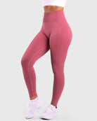 Bubblegum Pink Lux Seamless Tights - Peach Tights - Tights