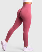 Bubblegum Pink Lux Seamless Tights - Peach Tights - Tights