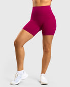 Cherry Pink Softelle Shorts - Peach Tights - Tights