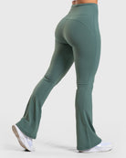 Evergreen Flared Yoga - Peach Tights - Tights
