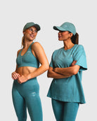 Green Ease Caps - Peach Tights - Caps