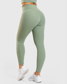 Green Noiré Tights - Peach Tights - Tights