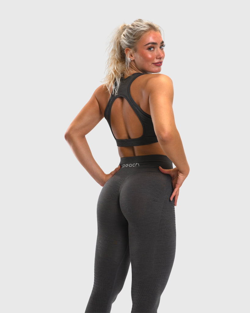 Grey Edge Sports - bra - Peach Tights - Sports - Bra