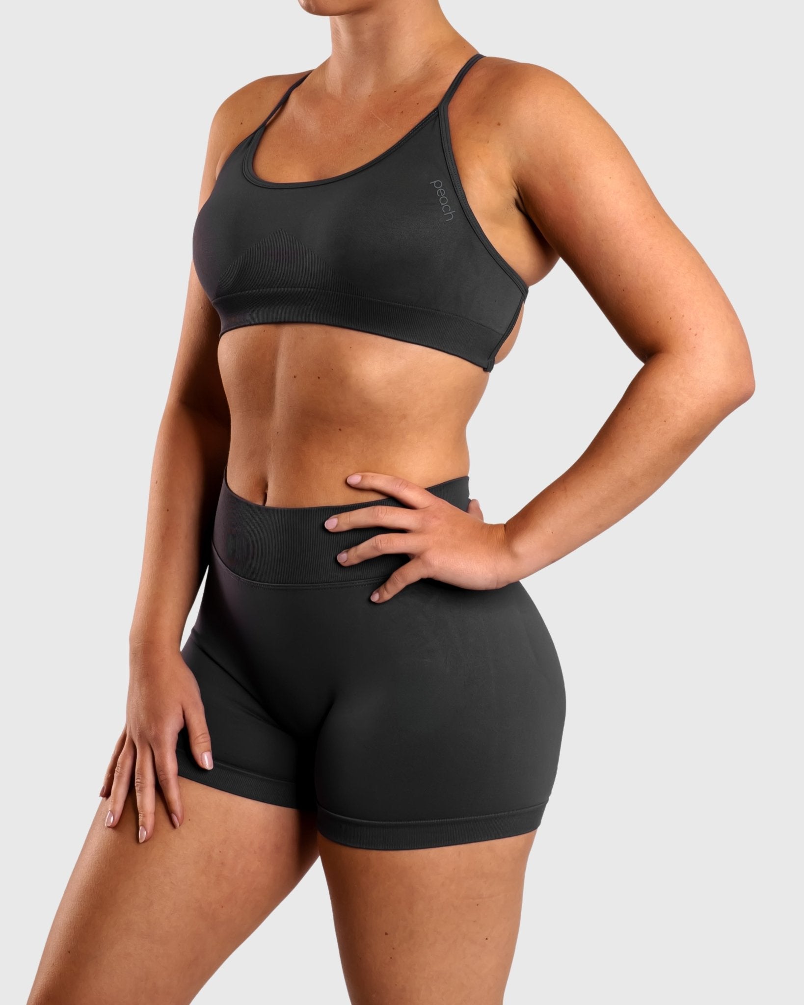 Grey Peak Sports - bra - Peach Tights - Sports - Bra