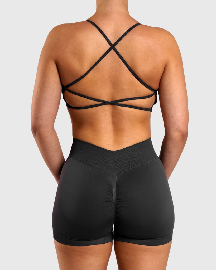 Grey Peak Sports - bra - Peach Tights - T - shirt