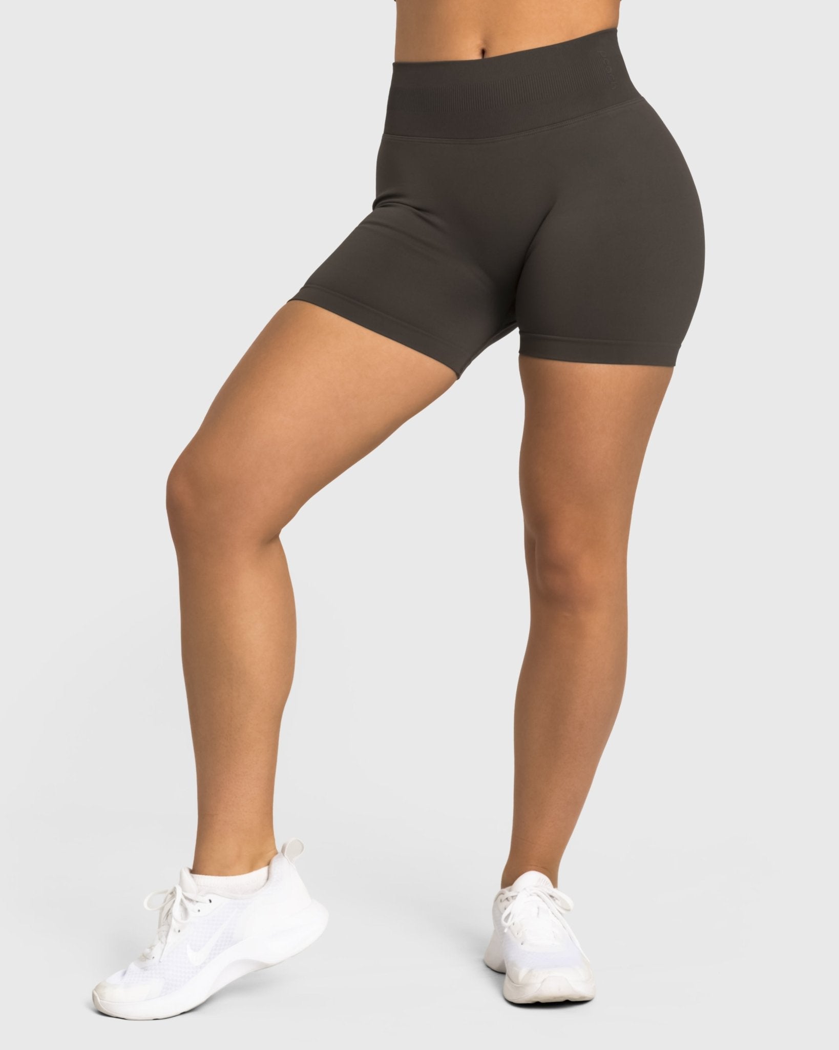 Grey Sense Shorts - Peach Tights - Shorts