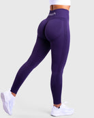 Indigo Purple Lux Seamless Tights - Peach Tights - Tights