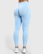 Light Blue Noxis Tights - Peach Tights - Tights