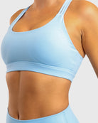 Light Blue Softelle Sports - bra - Peach Tights - Sports - Bra