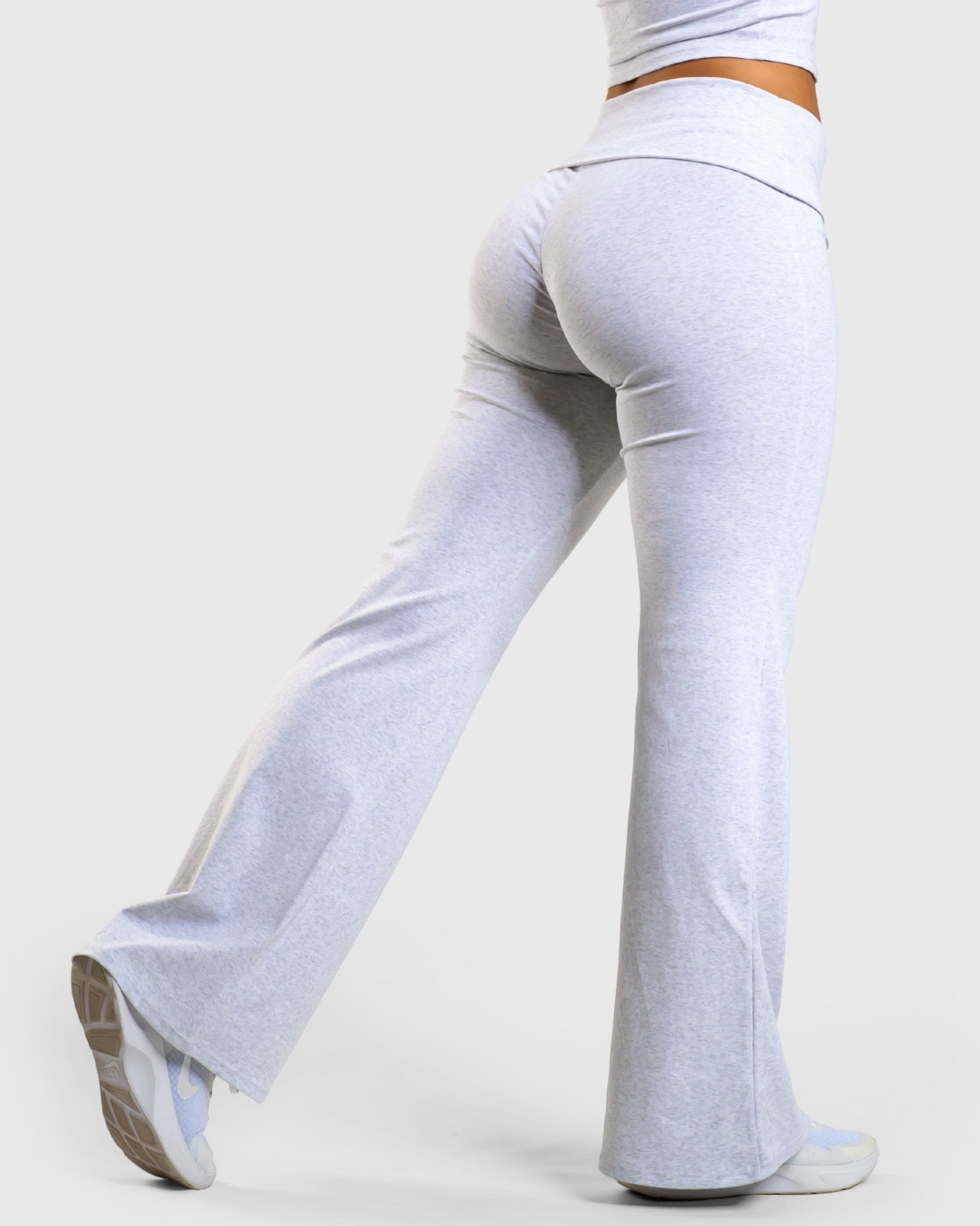 Light Grey Flow Yoga - Peach Tights - Tights