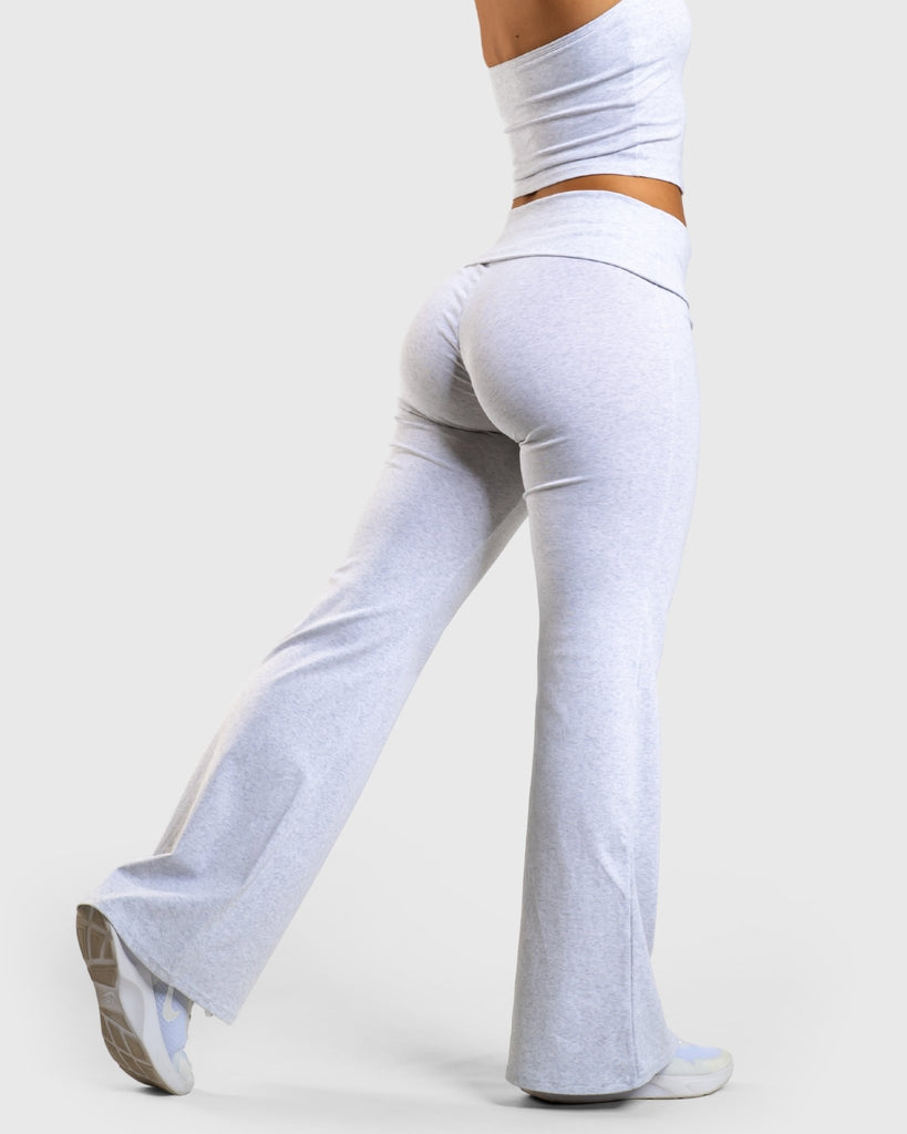 Light Grey Flow Yoga - Peach Tights - Tights