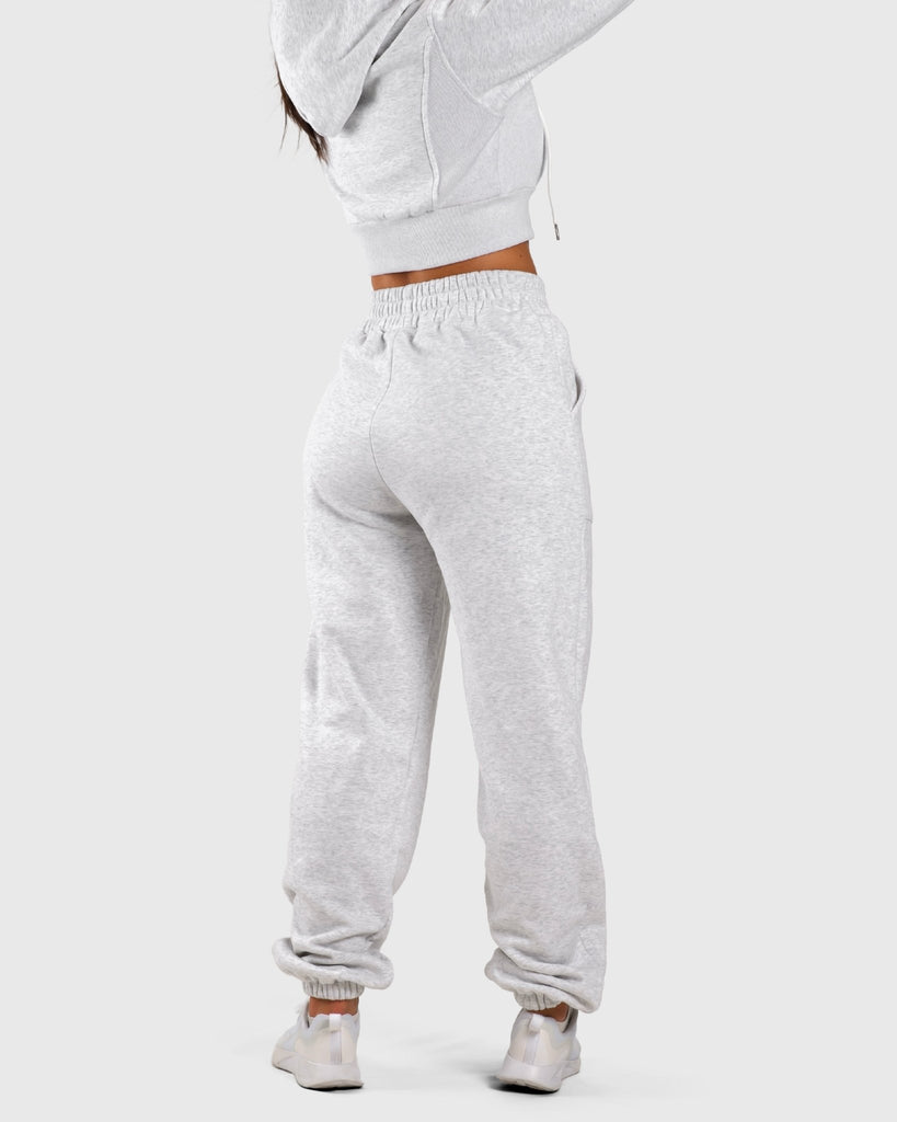 Light Grey Vibe Sweatpants - Peach Tights - Sweatpants