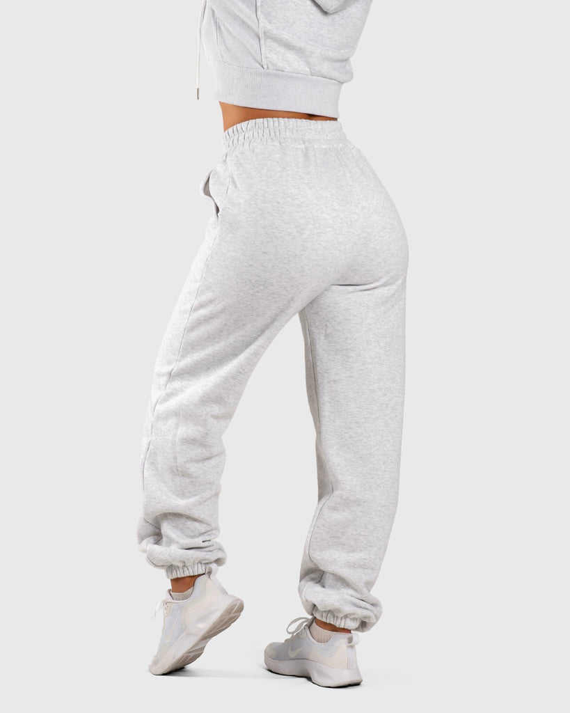 Light Grey Vibe Sweatpants - Peach Tights - Sweatpants