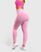 Light Pink Deluxe Mid Waist - Peach Tights - Tights