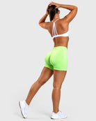 Lime Green Shaping Shorts - Peach Tights - Shorts