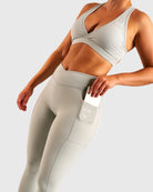 Mint Green Fusion Mid Waist - Peach Tights - Tights