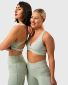 Mint green Fusion Sports - bra - Peach Tights - Sports - Bra
