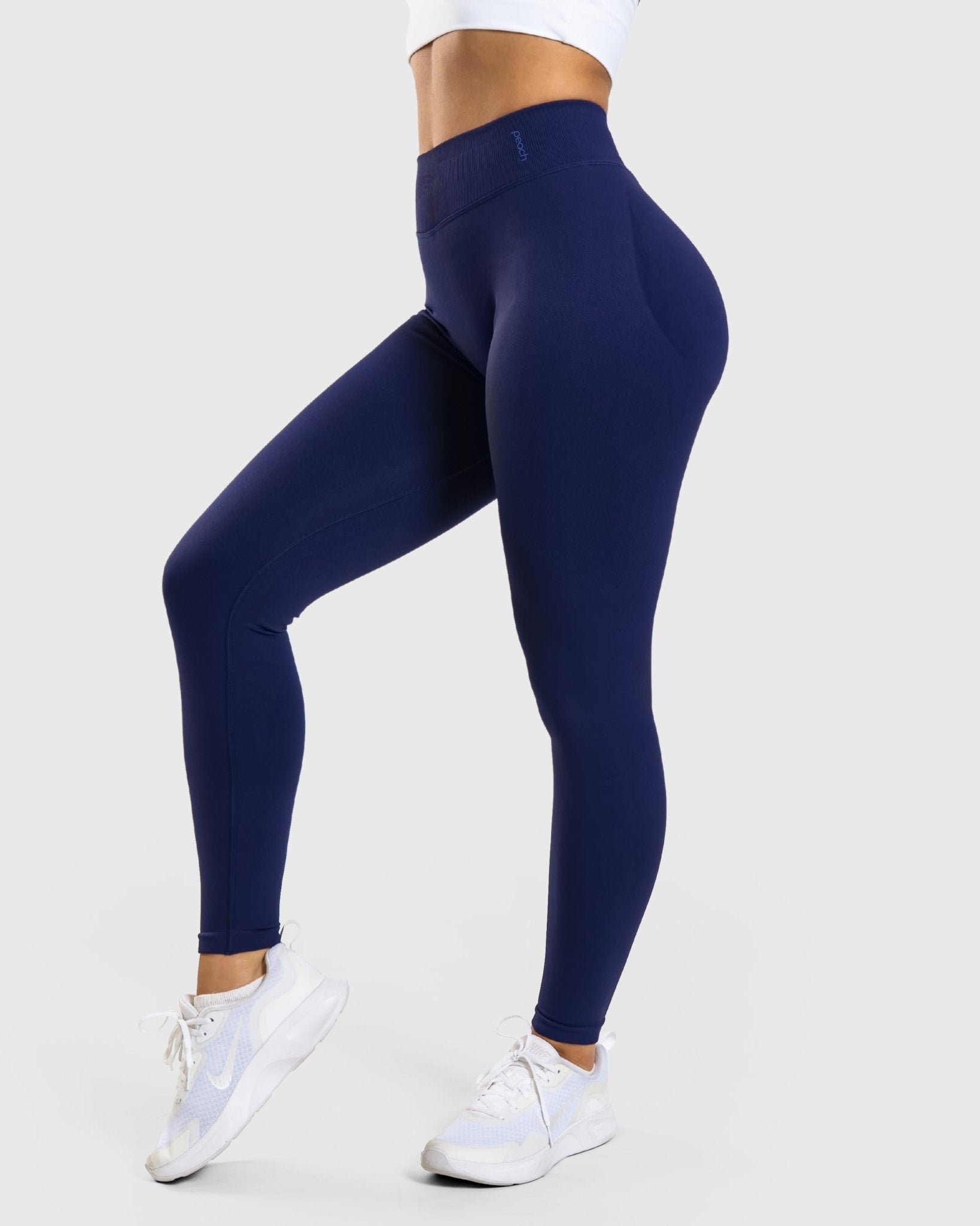 Navy Blue Noxis Tights - Peach Tights - Tights