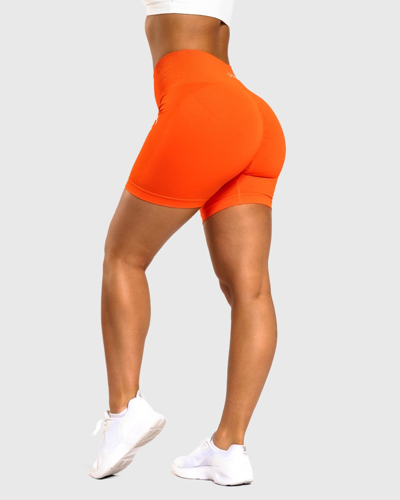 Orange Motion Shorts - Peach Tights - Shorts