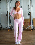 Pink Divine Yoga Pants - Peach Tights - Tights