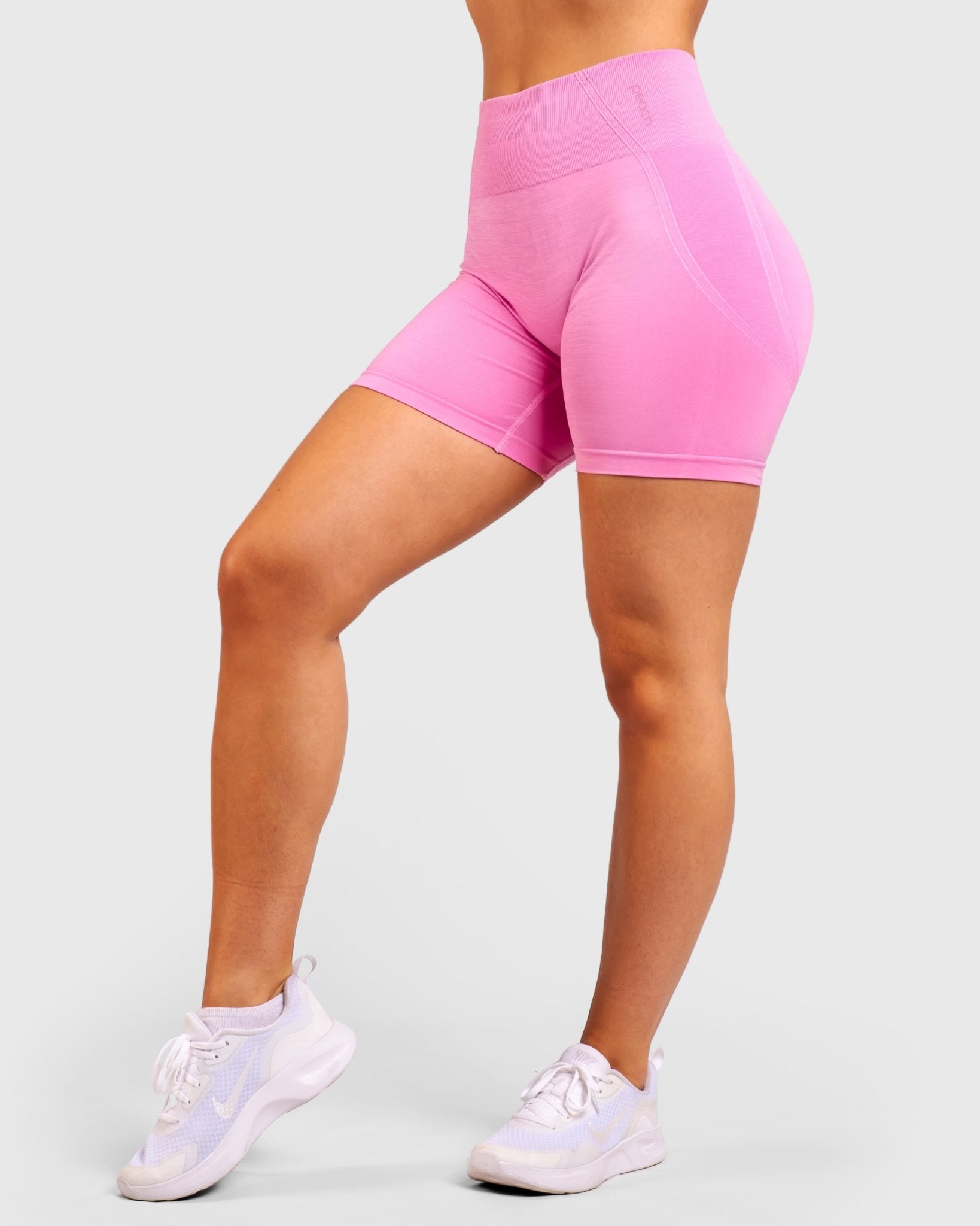 Pink Elevate Shorts - Peach Tights - Shorts