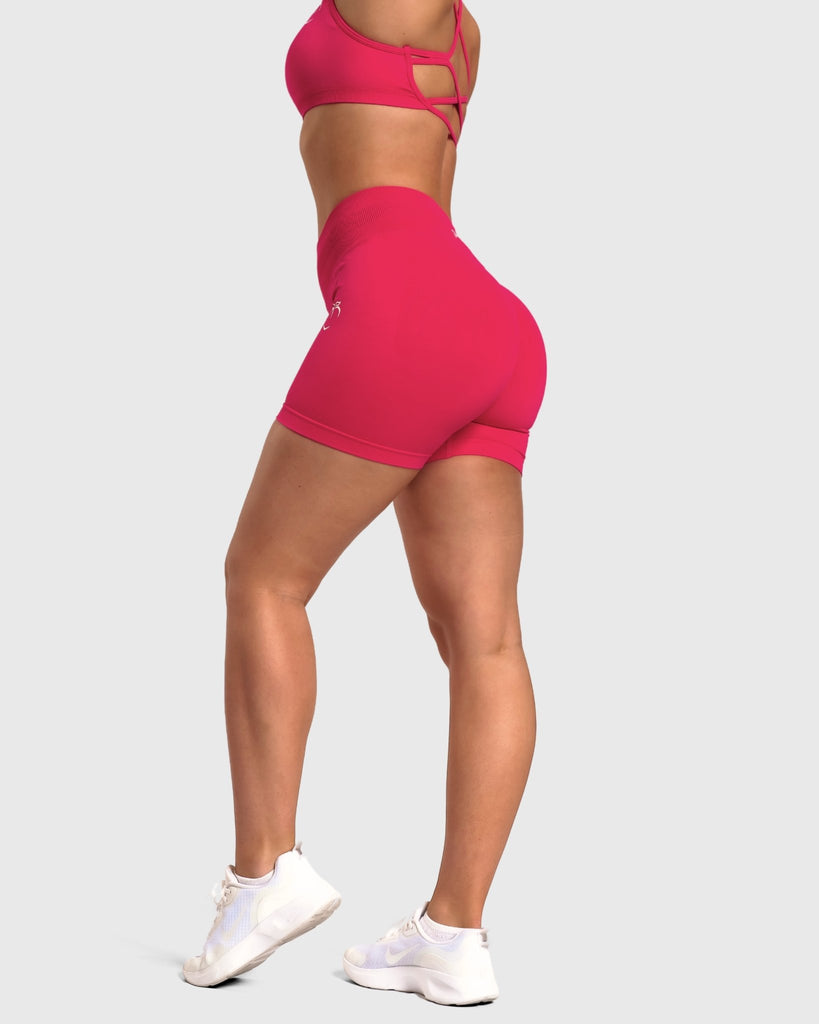 Pink Impact Shorts - Peach Tights - Shorts