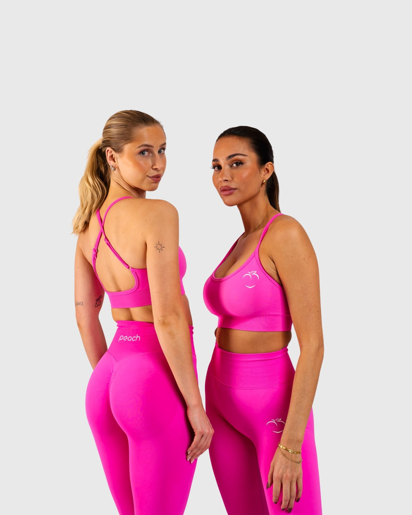 Pink Performa Sports - bra - Peach Tights - Sports - Bra