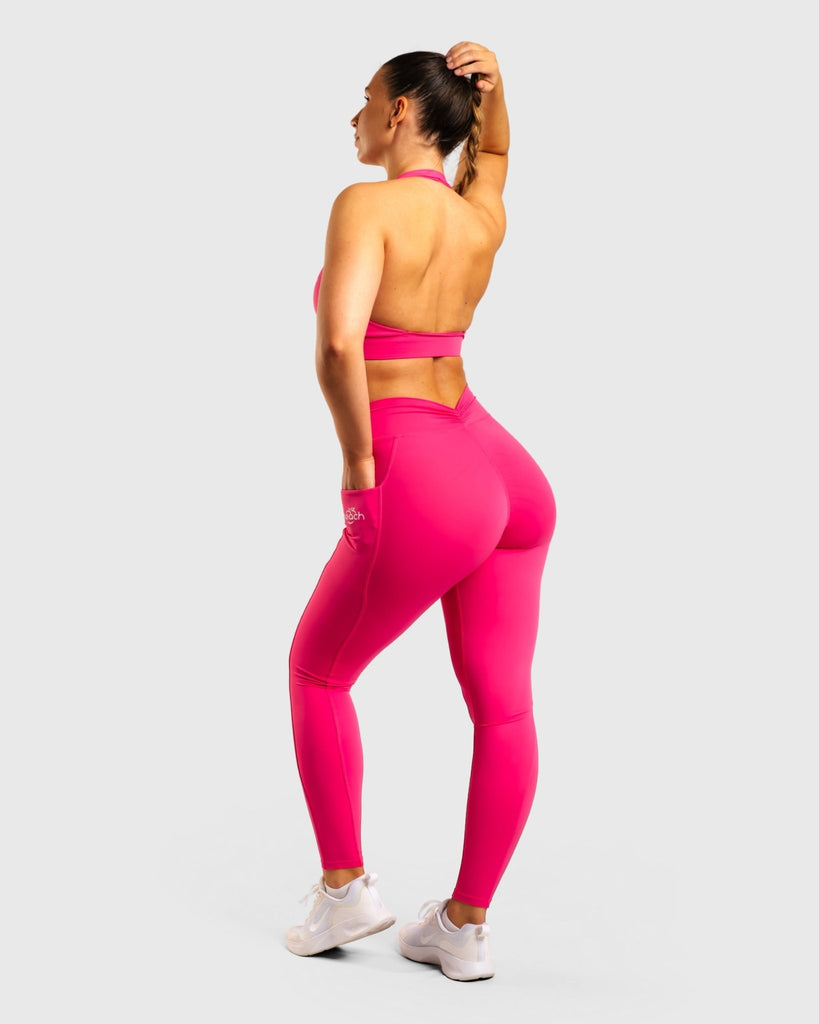 Pink Pulse Sports - bra - Peach Tights - Sports - Bra