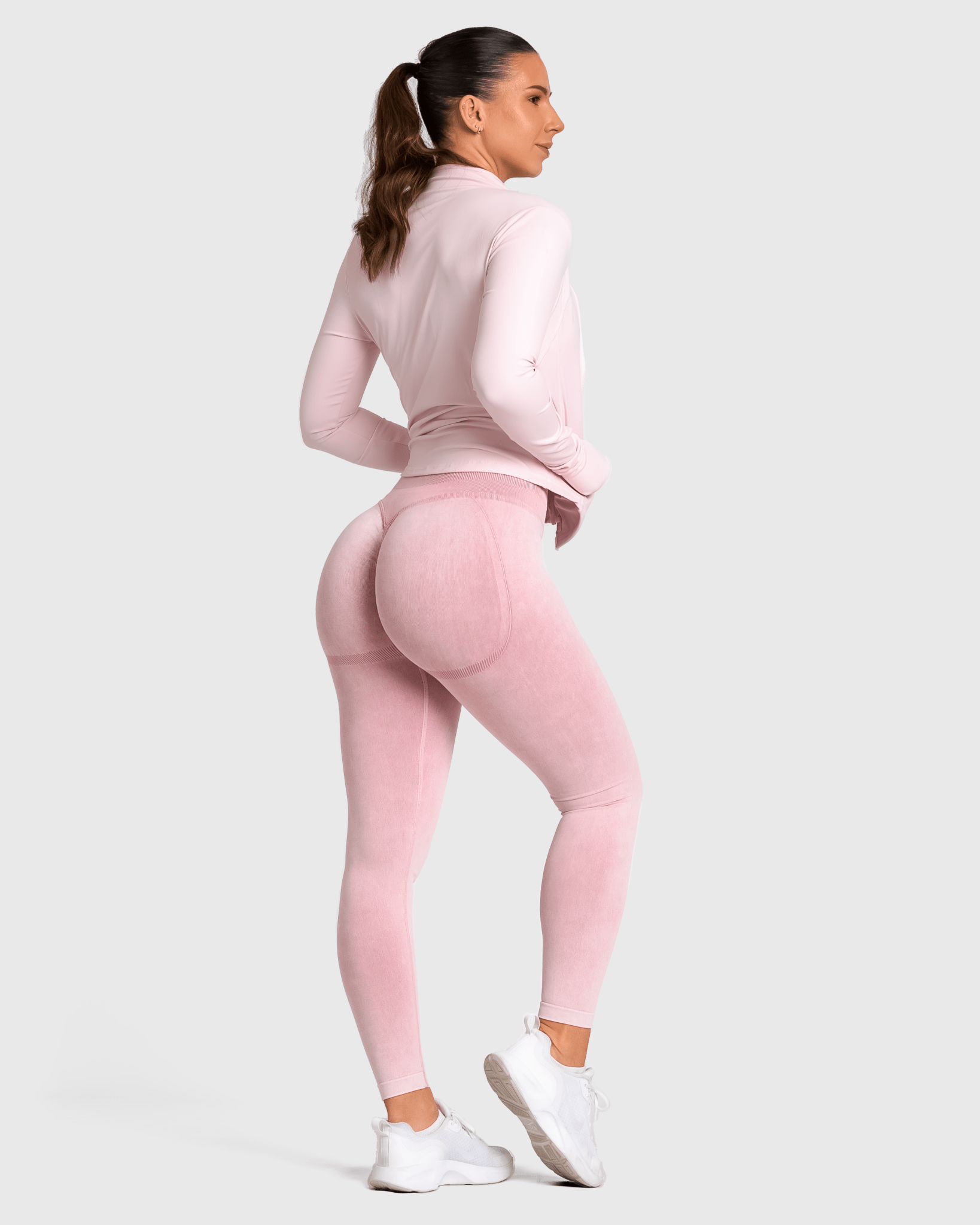 Pink Shape Jacket - Peach Tights - Jacket