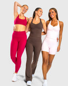 Pink Softelle Shorts - Peach Tights - Tights