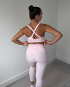 Pink Softelle Sports - bra - Peach Tights - Sports - Bra
