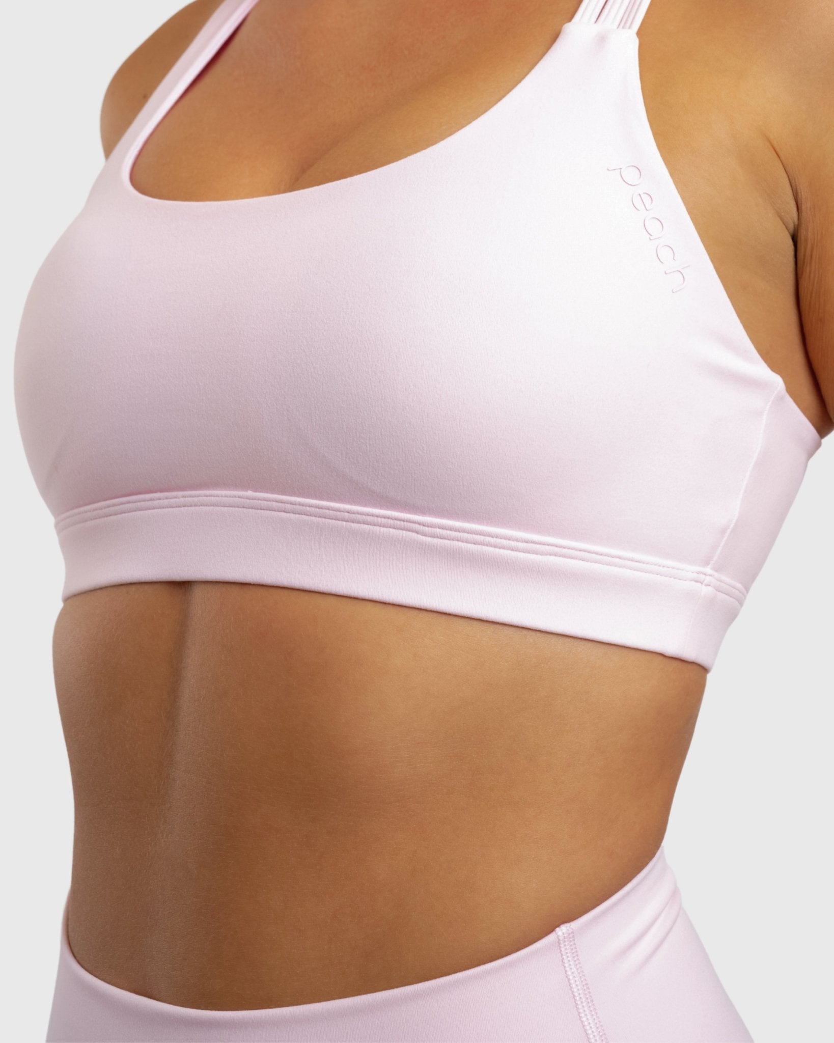 Pink Softelle Sports - bra - Peach Tights - Sports - Bra