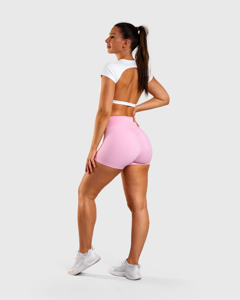 Pink Spire Shorts - Peach Tights - Shorts