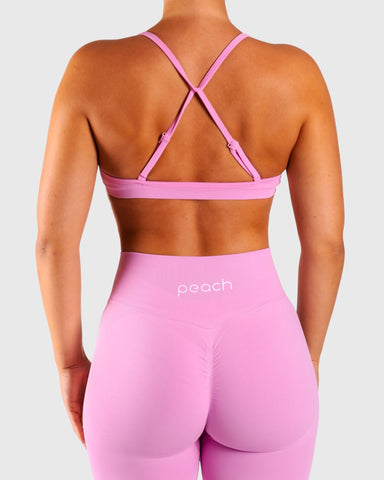 Pink Vivid Sports-bra