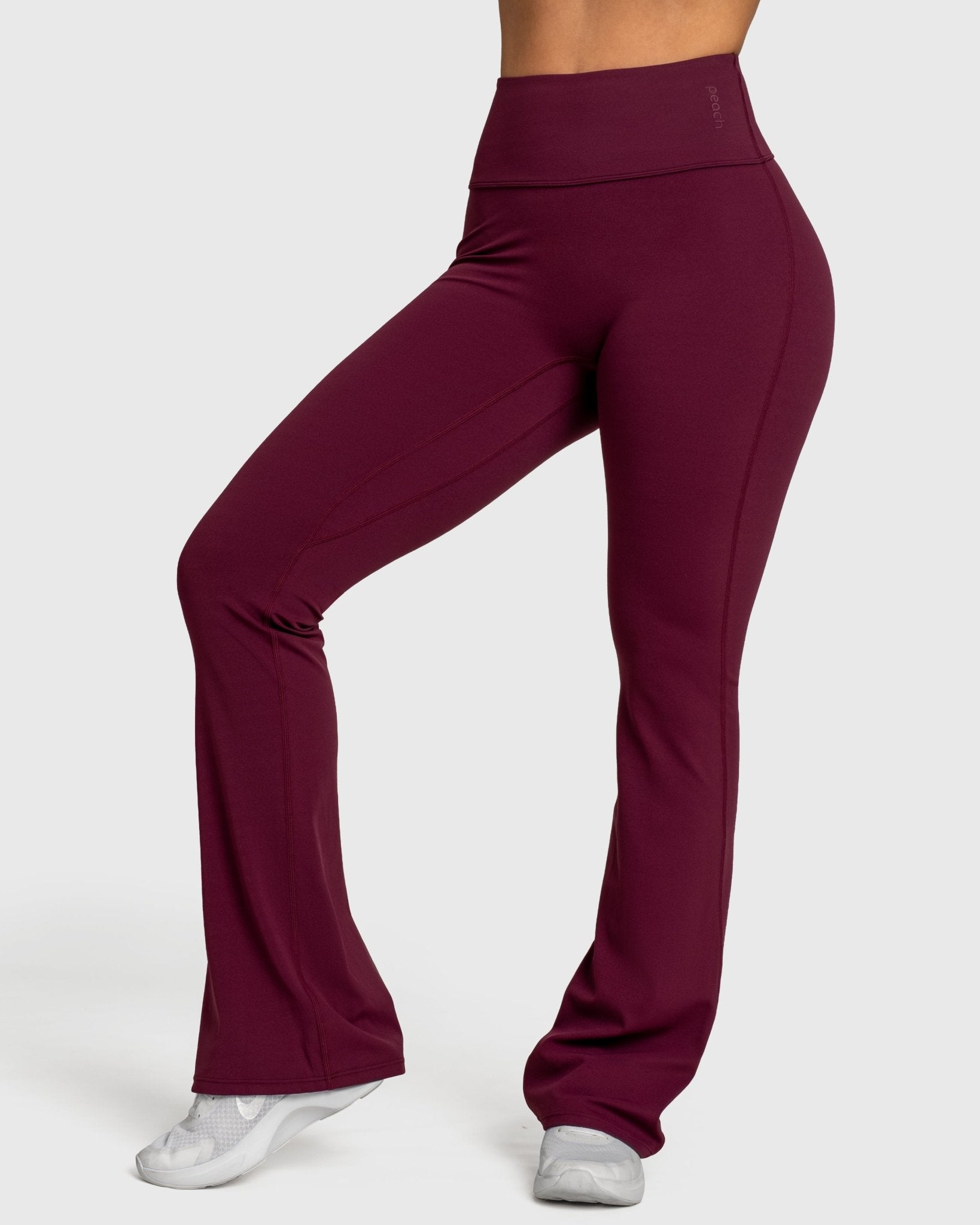 Plum Sculpt Yoga Pants - Peach Tights - Tights