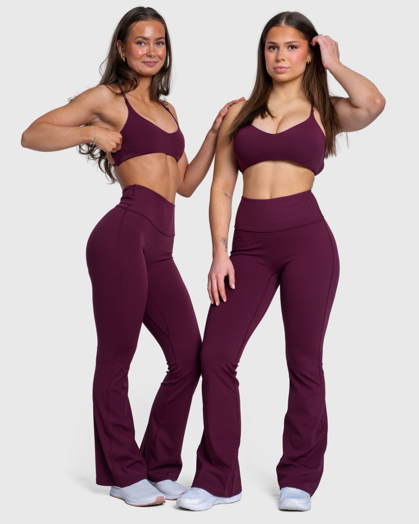 Plum Sculpt Yoga Pants - Peach Tights - Tights