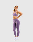 Purple Ease Mid Waist - Peach Tights - Tights