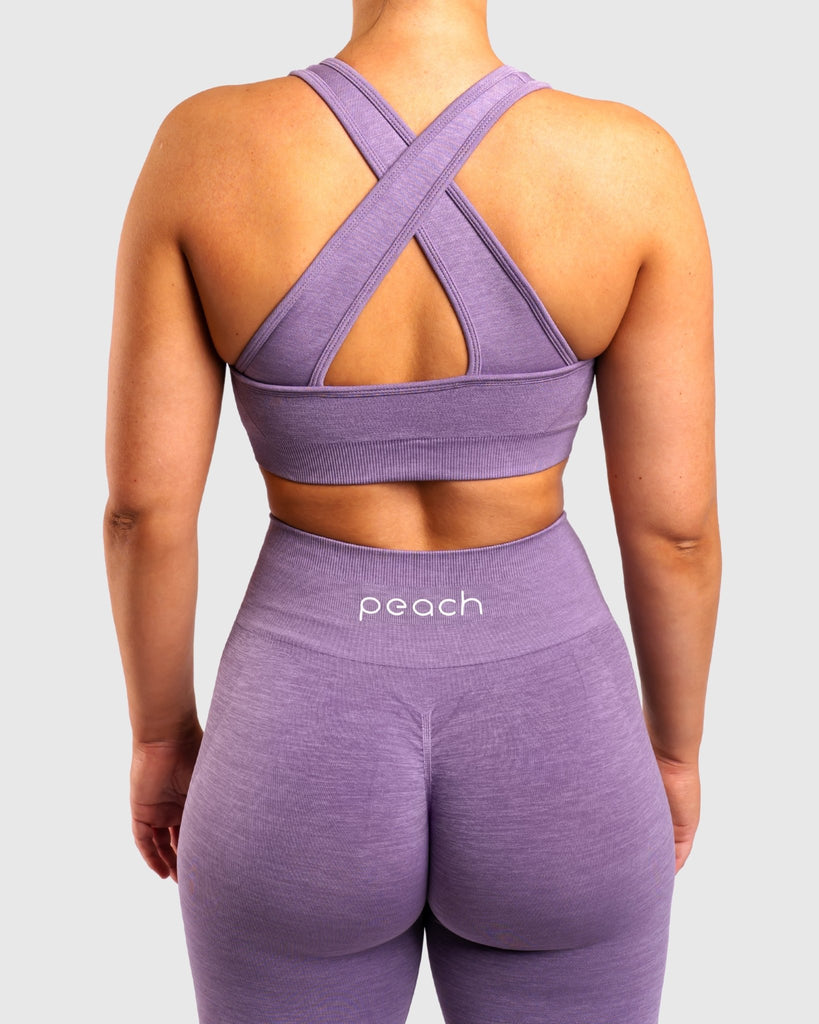 Purple Ease Sports - bra - Peach Tights - Sports - Bra