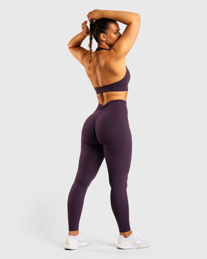 Purple Pulse Sports - bra - Peach Tights - Sports - Bra