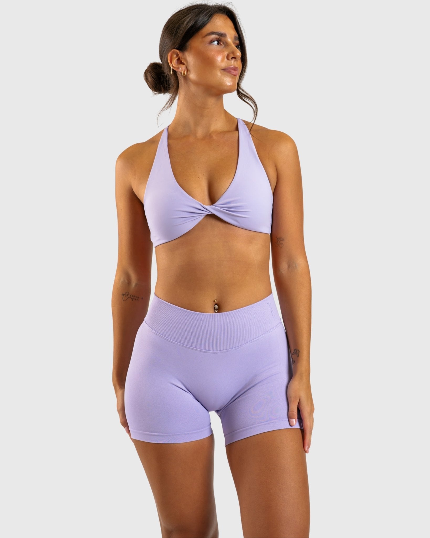 Purple Shaping Shorts - Peach Tights - Shorts