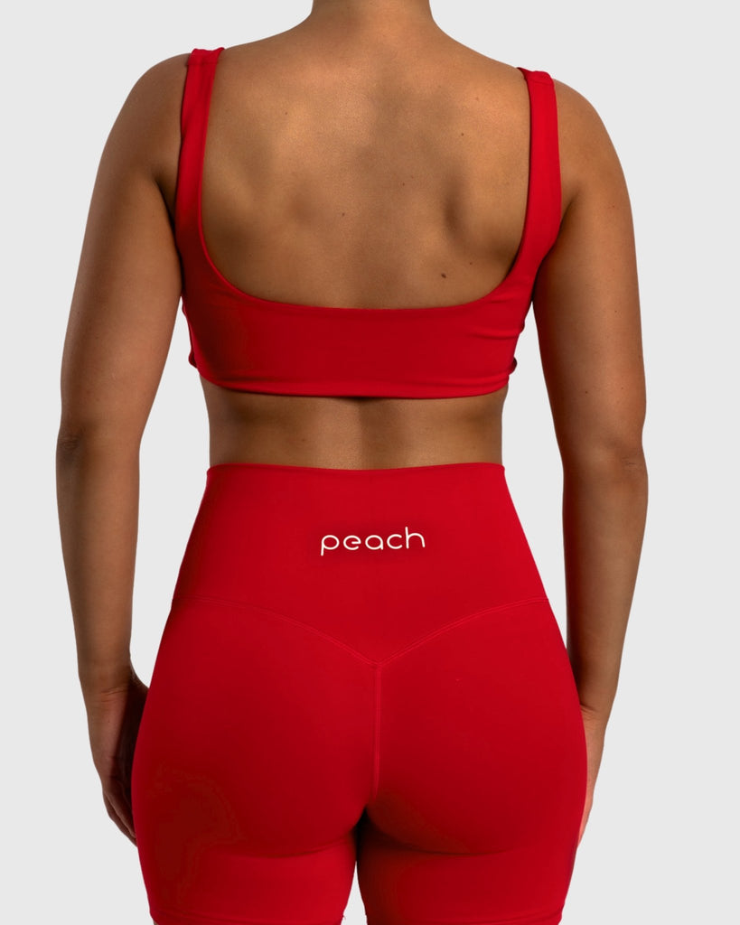 Red Refine Sports - bra - Peach Tights - Sports - Bra