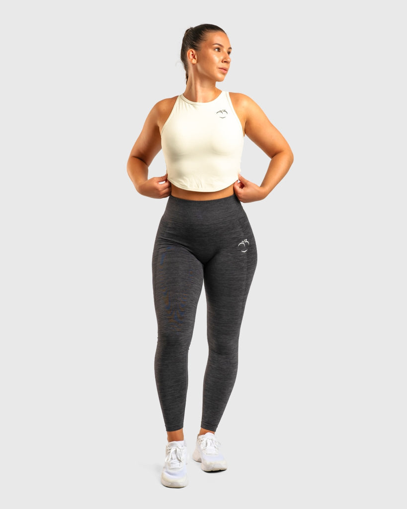 Sand Weave Topp - Peach Tights - Sports - Bra