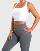 White Ballerina Topp - Peach Tights - Sports - Bra