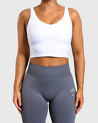 White Lush Topp - Peach Tights - Sports - Bra